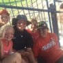 Campers smile for selfie at Nike Softball Camp