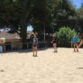 Cal Beach Volleyball Camps Girls Practicing