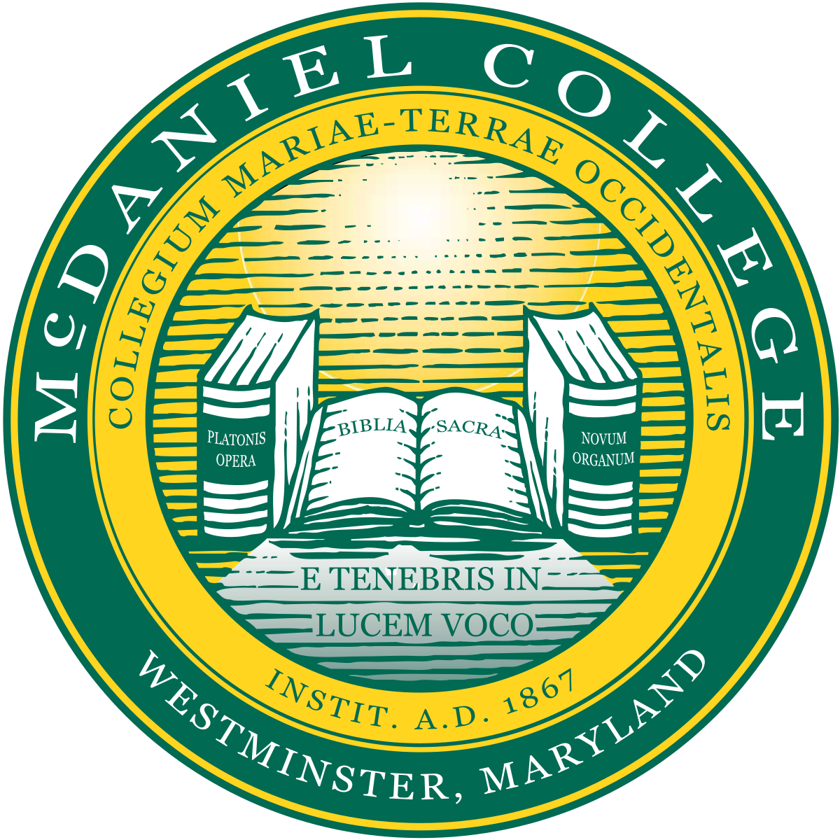 Mc Daniel College Seal svg