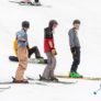 Windells Ski Camp camper wait to hit rail jpg