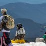 High Cascade Snowboard Camp camper wait at top of run jpg