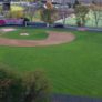 Arial view of Alumni Baseball Diamond at Fairfield University