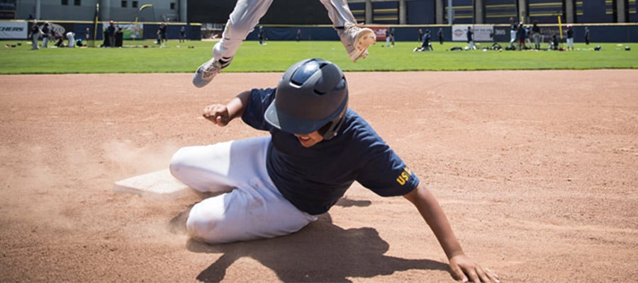 Hook Slide Baseball Tip Photo