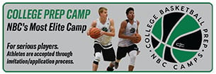 College basketball prep camp