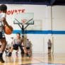 Boys Scrimmage at the Nike Basketball Camp.