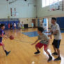 Brown Middle School Camper Scrimmage at the Youth Nike Basketball Camp