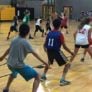 Framingham State University Basketball Camp Defensive Stance in Mass