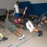 Princeton Day School campers working on training at youth basketball camp