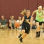 Suny Potsdam youth basketball camper running a fast break drill