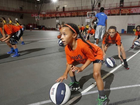 Developing your weak hand at a basketball camp near you