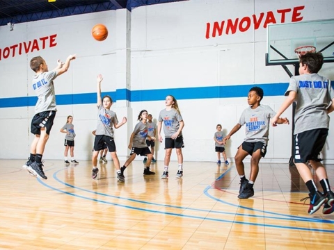 On The Ball basketball Defense skills taught at youth basketball camp
