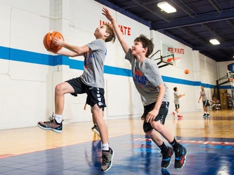 Transition Offense Tip at a basketball camp this summer