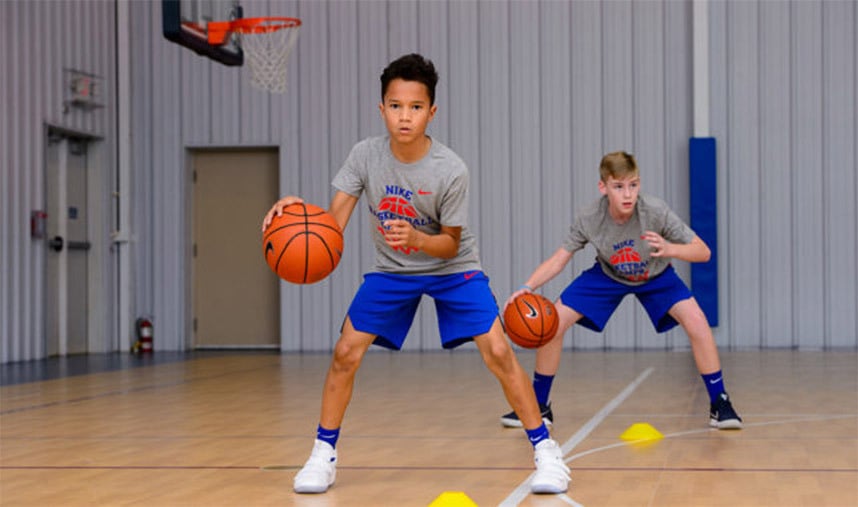 Ball Handling Basketball tip at a youth camp in Washington