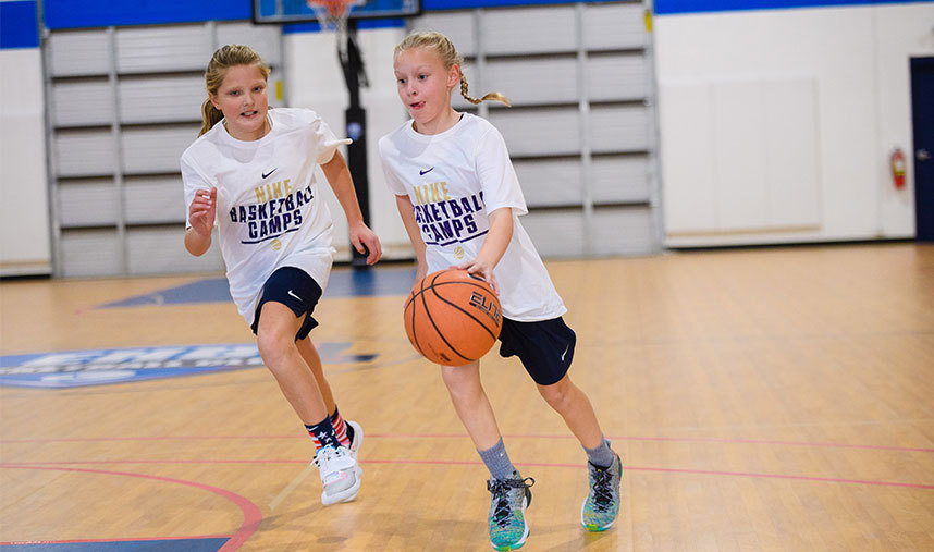 Changing speed while dribbling tip nike basketball camps