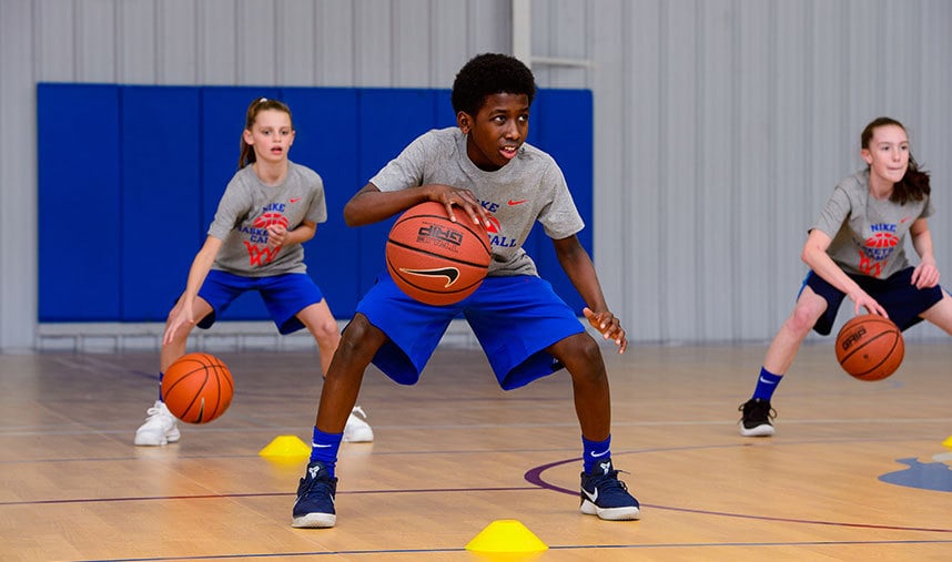 How to Improve basketball handles tip at youth basketball camp