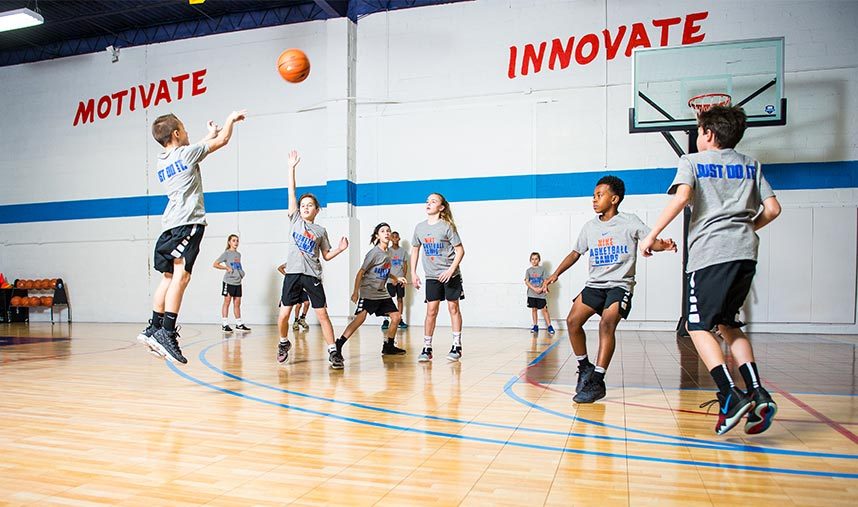 On The Ball basketball Defense skills taught at youth basketball camp