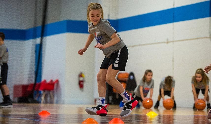 Speed and agility basketball tip youth summer camp