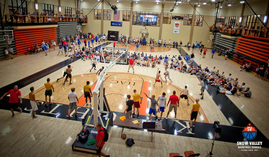 Snow Valley basketball camp history for youth players