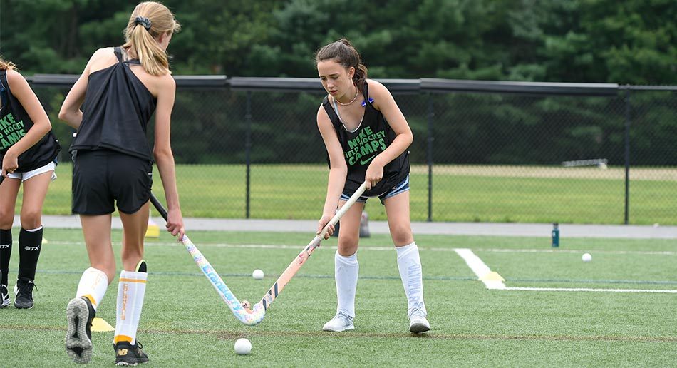 Improve your game and have serious fun at Nike Field Hockey Camps.