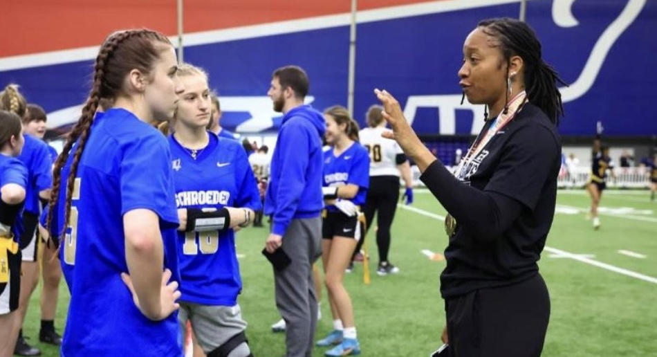 Nike BallHER Flag Football Camp at University of Saint Mary