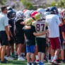 Contact Football Stock Photo Team Huddle