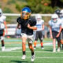 Contact Football Stock Photo WR Running