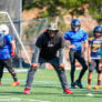 Nike Football Camp Stock Photo RB