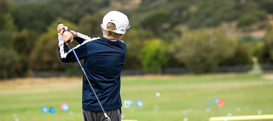 Nike Junior Golf Camps driving range