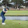 Nike Junior Golf Camp tee shot over water