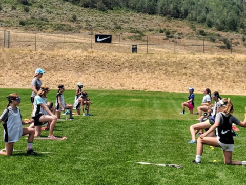 Park City Utah Nike Girls Lacrosse Camp Drill
