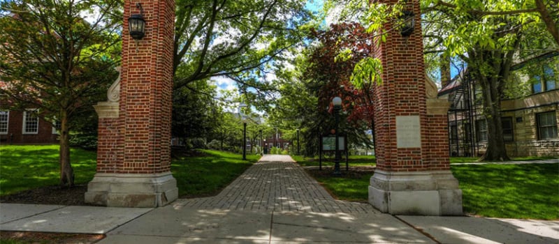 Washington Jefferson College Campus Old Main Facility Xcelerate Nike Lacrosse Camp