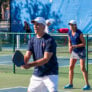 Pickleball doubles serve