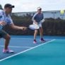 Photoshoot 2 pickleball doubles rally