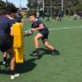 Cal Varsity Rugby Camp tackling drill png