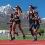 Girl Track Group Bowerman Run