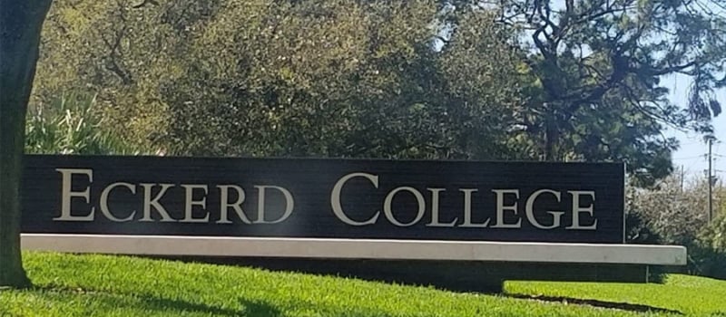Eckerd College Sign