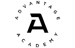 Advantage Academy Logo Black 250x160