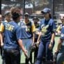 Cal Softball Coaches Talk to Campers