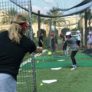 Batting Cage practice at SEU