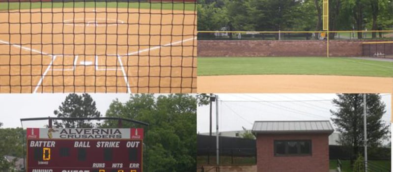 Softball field at Angelica Park