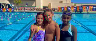 Pepperdine swim camp smiles