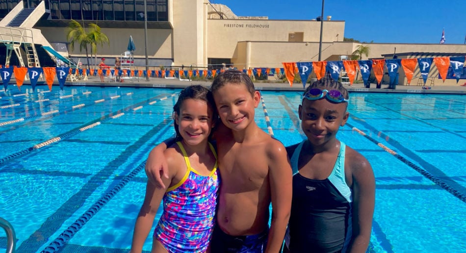 Pepperdine swim camp smiles