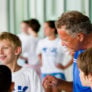 Peak Performance Swim Camp Coach Nick Baker Instructs Swimmers