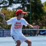 Boy Concentrating Tennis