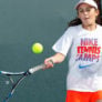 Tennis girl fronthand babolat