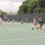 Michigan State Campers Warming Up