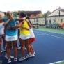 Rollins Huddle On Court