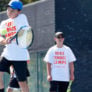 San Diego Tennis Camp Boy Backhand