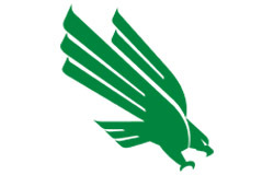 Unt diving eagle logo