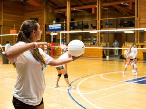 Nike Volleyball Camps Serving